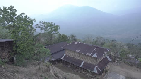 Paisaje-O-Casas-Y-Entorno-De-Personas-Que-Viven-En-Nagaland,-India.