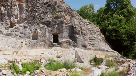 The-Deaf-Stones-Natural-Rock-Formation-In-The-Rhodope-Mountain,-Southeast-Bulgaria