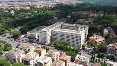 Food-and-Agriculture-Organization-of-the-United-Nations-Global-Headquarters-Cinematic-Establishing-Drone-Shot