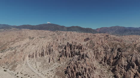 Bird's-eye-view-of-the-"Quebrada-de-las-Flechas"-near-Cafayate,-Salta,-Argentina