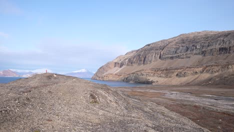 Coastline-of-Greenland-and-King-Oscar-Fjord-on-Sunny-Summer-Day