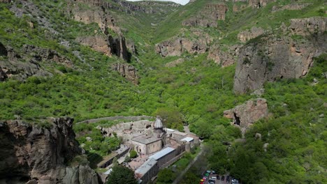 4K-drone-video-of-Geghard-Monastery-in-Armenia