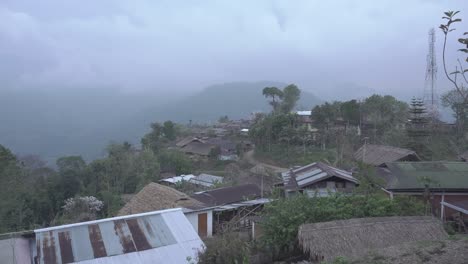 Landschaft-Oder-Häuser-Und-Umgebung-Der-Menschen-In-Nagaland,-Indien