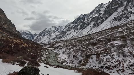 Vista-Sobre-El-Valle-Helado-Con-El-Río-Langtang.