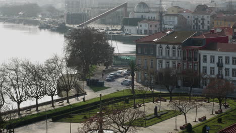 Shot-of-Vila-de-Conde,-Portugal