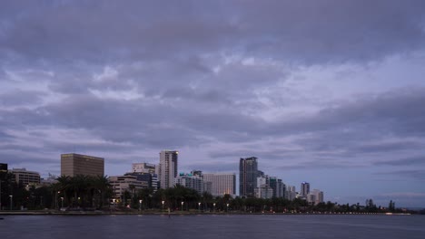 Time-Lapse-of-a-east-Perth-skyline-above-the-Swan-River-bank