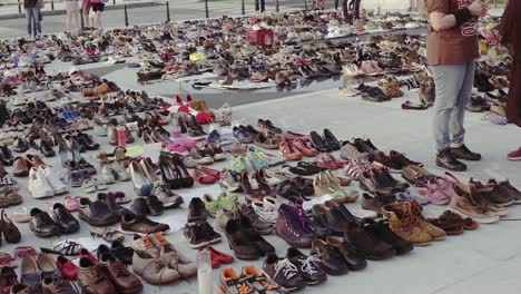 Footage-of-Hurricane-Maria-Victim-Shoes-in-front-of-the-Capitol-building