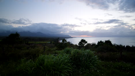 Launische-Küste-Von-Kauai-Vom-Hügel-Aus