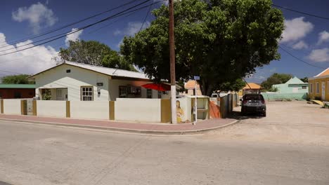 The-small-town-of-Rincon,-Bonaire