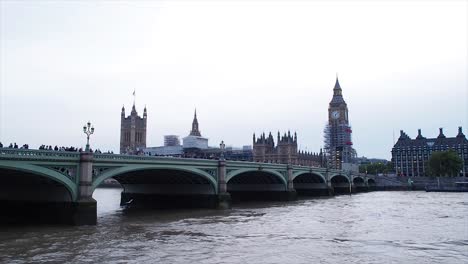 Obras-De-Conservación-Del-Big-Ben-En-Las-Casas-Del-Parlamento,-También-Conocido-Como-El-Palacio-De-Westminster-En-Londres,-Reino-Unido