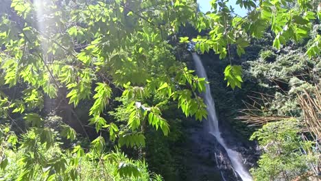 Tammasapi-Waterfall-in-Mamuju,-West-Sulawesi,-Indonesia_slow-motion-shot