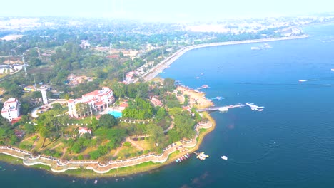 Patratu-Dam-Tourist-Place-and-Water-Sports-Activities-Aerial-view