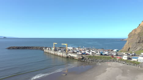 Port-Orford,-Oregon,-Ist-Einer-Von-Nur-Zwei-&quot;Dolly-Docks&quot;-In-Den-USA