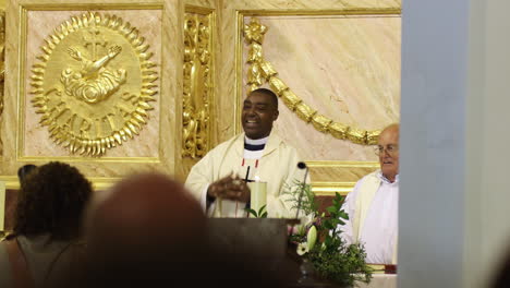 Priest-Talking-During-A-Church-Service