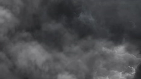 inside-cumulonimbus-clouds-accompanied-by-lightning-strikes,-ultra-HD