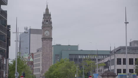 Belfast-City-in-Covid-Lockdown,-May-2020