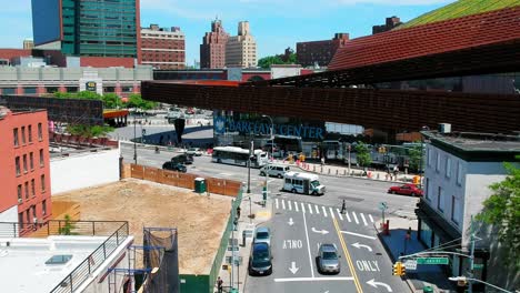 Barclays-Center-Vor-Covid-19,-Zoom-Oberhalb-Der-Atlantic-Avenue