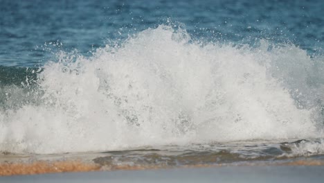 Waves-roll-and-crush-on-the-sandy-beach