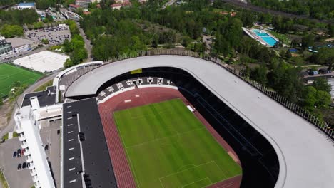 Backwards-Drone-Shot-Reveals-Helsinki-Olympic-Stadium