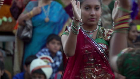 Indian-American-girls-perform-a-Bollywood-style-dance