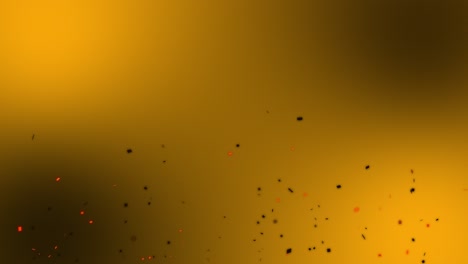 Confetti-streamer-explosion-animation-glitter-ribbon-firework-celebration-event-party-background-special-occasion-motion-graphics-gradient-colour-orange