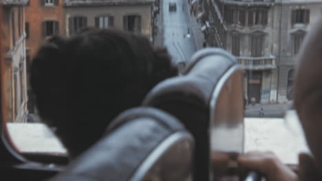 View-from-the-Window-of-a-Bus-on-the-Famous-Via-Condotti-in-Rome