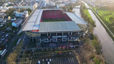 Fußballstadion-Roazhon-Park,-Rennes-In-Frankreich