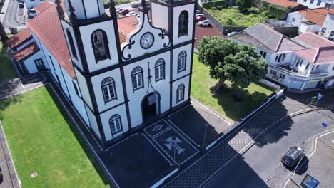 volcanic-stone-church-in-the-village-of-Madalena-on-the-island-of-Pico-in-the-Azores