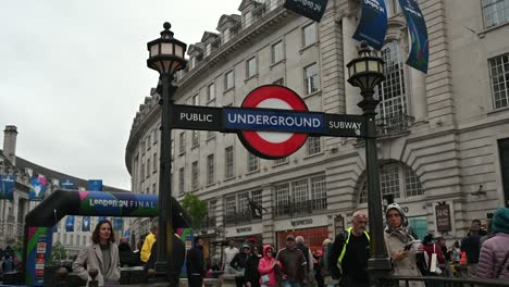 Das-Finale-Der-UEFA-Champions-League-In-London,-Regents-Street,-Großbritannien