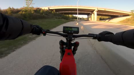 Man-Commuting-to-Work-On-EBike