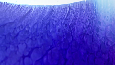 Kräftige-Violette-Tinte,-Die-Im-Wasser-Wirbelt-Und-Diffundiert,-Erzeugt-Faszinierende-Abstrakte-Muster