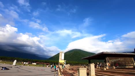 El-Video-De-La-Estatua-De-Adiyogi-Shiva-Desde-Diferentes-Perspectivas-únicas-Se-Tomó-En-Dhyanlinga-Coimbatore-India-El-2-De-Enero-De-2020