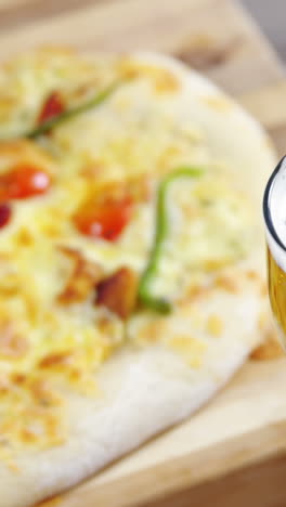 Pizza-with-beer