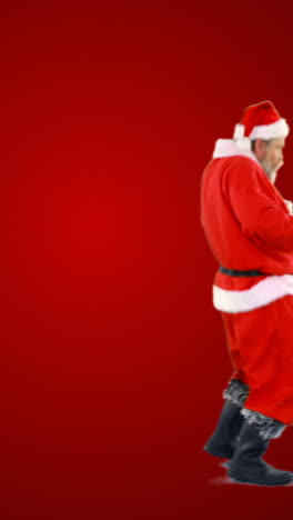 Santa-Claus-Bailando-Y-Realizando-Diversas-Actividades