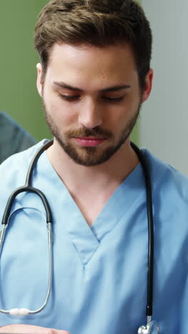 Doctor-using-a-digital-tablet-in-hospital