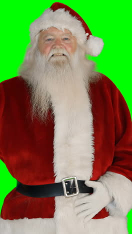 Retrato-De-Feliz-Santa-Claus-Saludando-Con-La-Mano