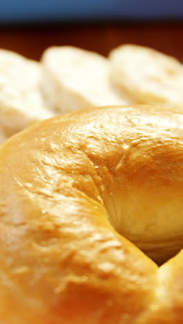 Close-up-of-doughnut-with-tomatoes-and-sweet-food