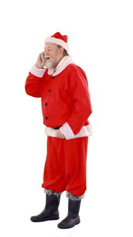 Santa-claus-talking-on-mobile-phone