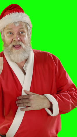 Santa-claus-using-digital-screen