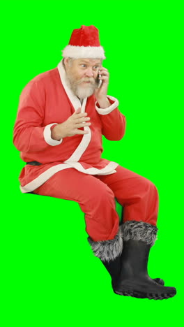 Santa-claus-talking-on-mobile-phone