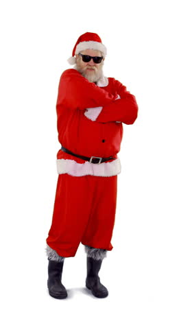 Santa-claus-posing-with-sunglasses