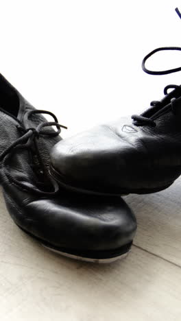 Dancing-Shoes-on-wooden-floor