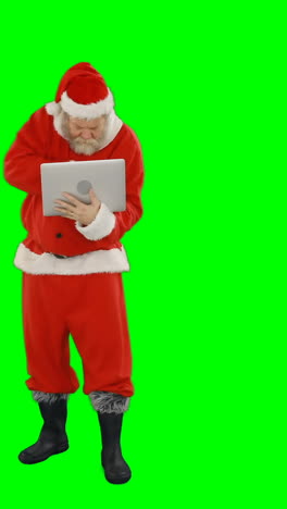 Weihnachtsmann-Mit-Laptop