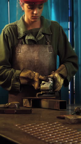 Female-welder-working-at-work-shop