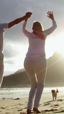 Mature-couple-together-at-beach