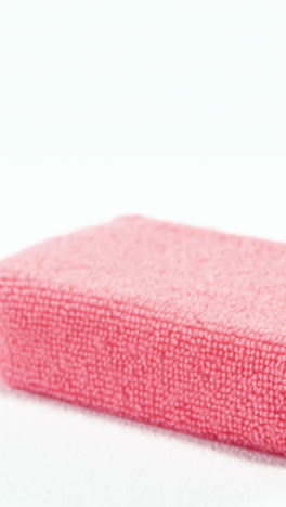 Close-up-of-cleaning-sponge