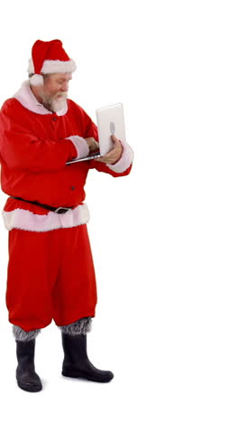 Santa-claus-using-laptop