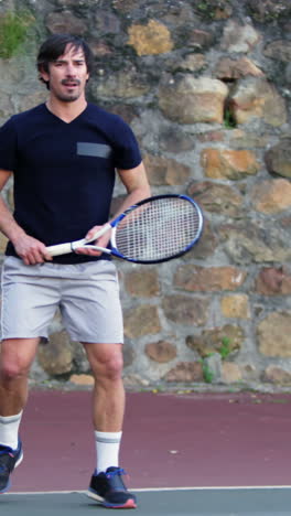 Active-man-playing-tennis