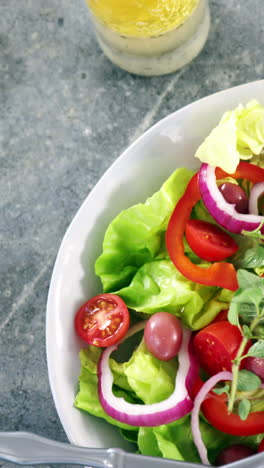 Salad-in-bowl