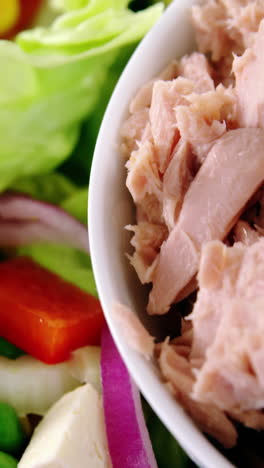 Raw-meat-and-vegetables-in-bowl